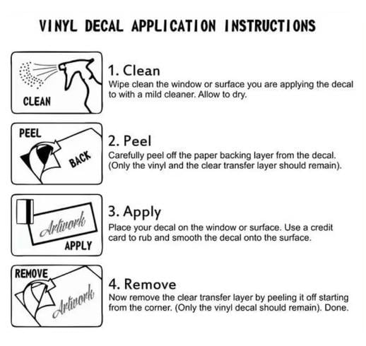 Decal Sticker Vinyl Side Rear Mud Splash Kit for Jeep Wrangler JK Door Offroad Both Sides - Evreka Decal