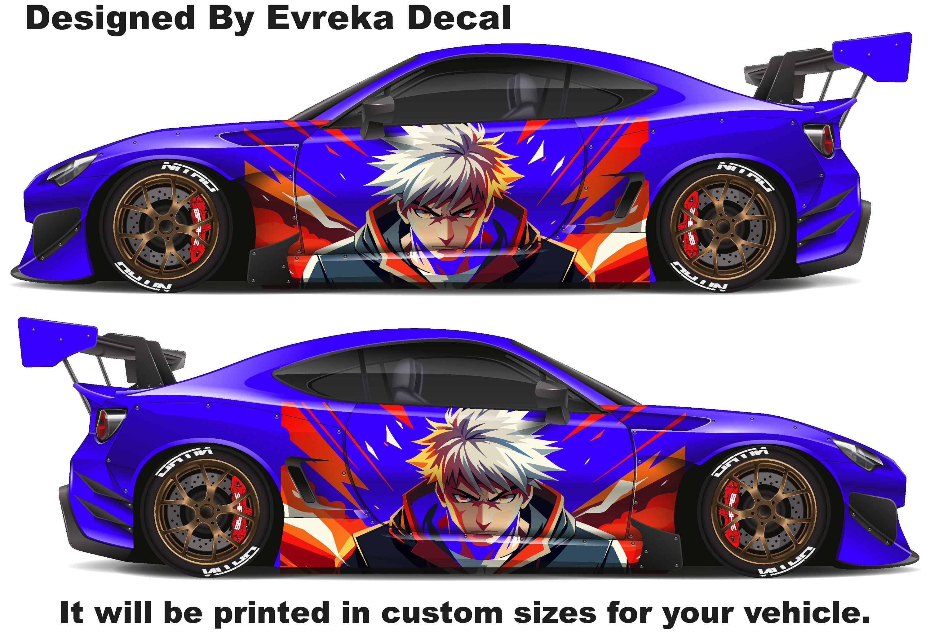 Lıght Yagami | Anime Car Wrap | Anime Car Decals | Vinyl stickers | Large decal | Charger, Challenger, Mustang, Camaro, Anime Cartoon - Evreka Decal