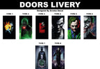 Joker Car Doors Livery Pillar Decal Sticker Wrap - Joker Car Decal - high quality graphics - fits for any vehicle - Evreka Decal