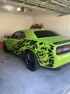 Nightmare side graphics, decals compatible with Dodge Challenger - Evreka Decal