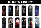 Venom and Carnage Car Doors Livery Pillar Decal Sticker Wrap - Venom Car Decal - high quality graphics - fits for any vehicle - Evreka Decal