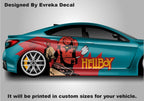 Hellboy Large Car Decal, Vinyl Graphic Car Wrap - Transform Your Ride with our Exclusive Hellboy Car Decals! - Evreka Decal