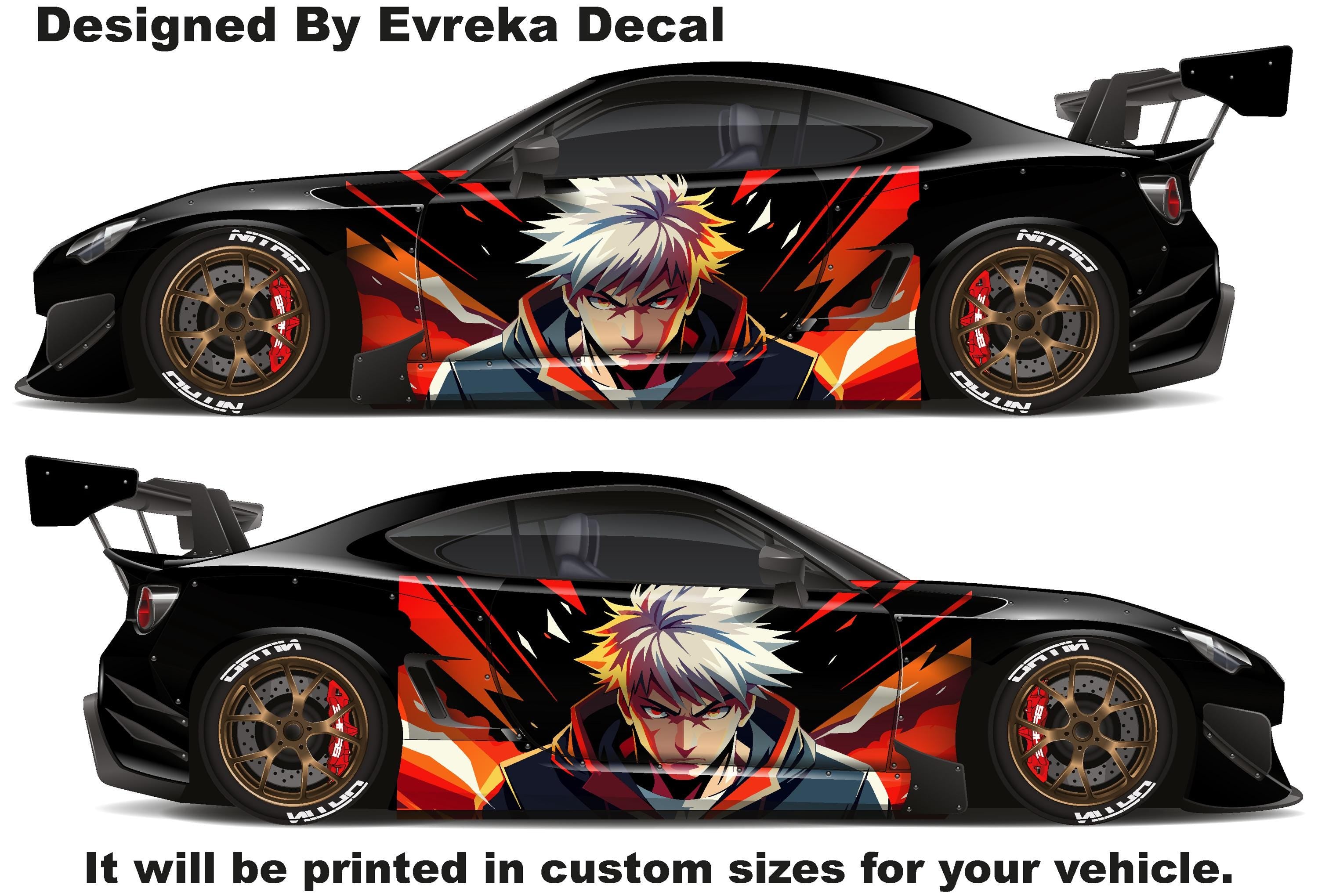 Lıght Yagami | Anime Car Wrap | Anime Car Decals | Vinyl stickers | Large decal | Charger, Challenger, Mustang, Camaro, Anime Cartoon - Evreka Decal