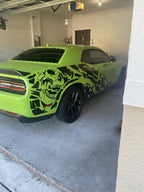 Nightmare side graphics, decals compatible with Dodge Challenger - Evreka Decal