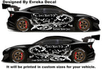 2x Trıbal NIGHTMARE BEFORE CHRISTMAS Jack Sally Graphıc Vınyl Decal Truck Car - Evreka Decal