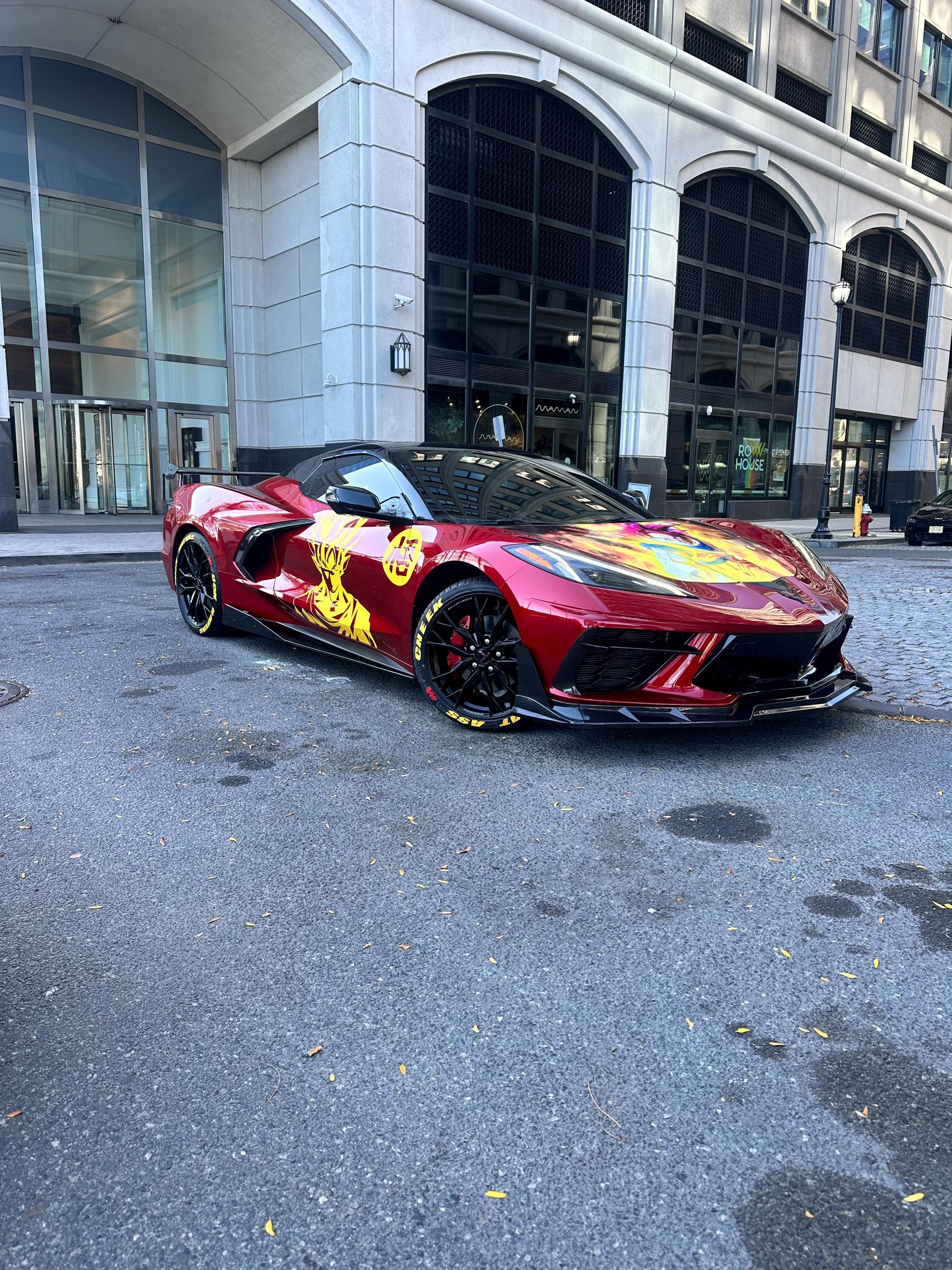 Goku Both Side x2, Anime, Car Livery, Cast Vinyl Wrap, Universal Size, Car Wrap, Car Decal, Car Foil Design - Evreka Decal