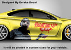 Michael Myers Face Large Car Decal, Graphic Decal Tailgate Car Livery, Universal Size, Car Wrap Friday the 13th Decal, Jason Voorhees - Evreka Decal