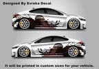 Carnage Car decal , American superhero the Marvel Comics character, Carnage Designed Car Livery, Cast Vinyl Wrap, Universal Size, Car Wrap - Evreka Decal
