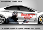Michael Myers Face Large Car Decal, Graphic Decal Tailgate Car Livery, Universal Size, Car Wrap Friday the 13th Decal, Jason Voorhees - Evreka Decal