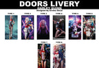 Harley Quınn Car Doors Livery Pillar Decal Sticker Wrap - Harley Quınn Car Decal - high quality graphics - fits for any vehicle - Evreka Decal