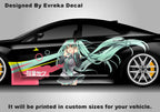 Anime ITASHA Hatsune Miku Car Wrap Door Side Fit With Any Cars Vinyl Graphics Car Stickers Car Decal - Evreka Decal