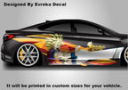 Goku Car Decal, Dragon Ball Legends Anime, Car Livery, Cast Vinyl Wrap, Universal Size, Car Wrap, Car Decal, Car Foil Design - Evreka Decal