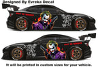 Joker Car Wrap, Car Livery, Cast Vinyl Wrap, Universal Size, Car Wrap, Car Decal, Car Foil Design - Evreka Decal