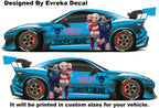Harley Quinn, Car Livery, Cast Vinyl Wrap, Universal Size, Car Wrap, Car Decal, Car Foil Design - Evreka Decal