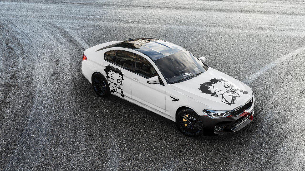 Betty Boop Car Decals: Car Vinyl | Hood And Car Side Decal | Comics character, Car Side Decal , Designed Car Livery, Cast Vinyl Wrap - Evreka Decal