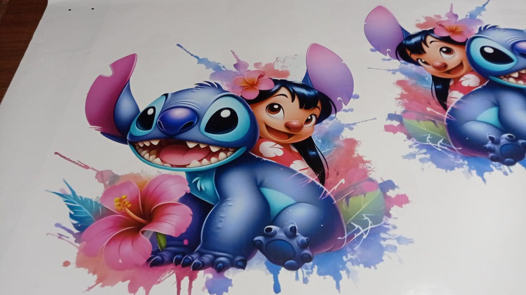 Lilo and Stitch, Car Livery, Cast Vinyl Wrap, Universal Size, Car Wrap, Car Decal, Car Foil Design