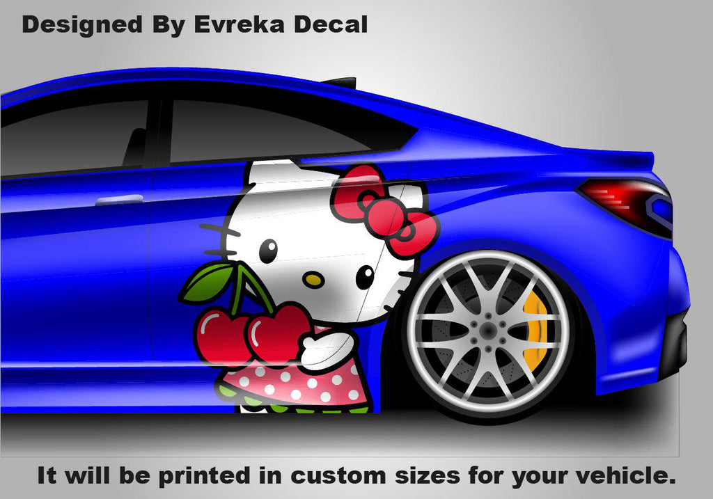 Hello Kitty Car Decals: Cuteness On the Go! Car Vinyl | Comics character, Designed Car Livery, Cast Vinyl Wrap