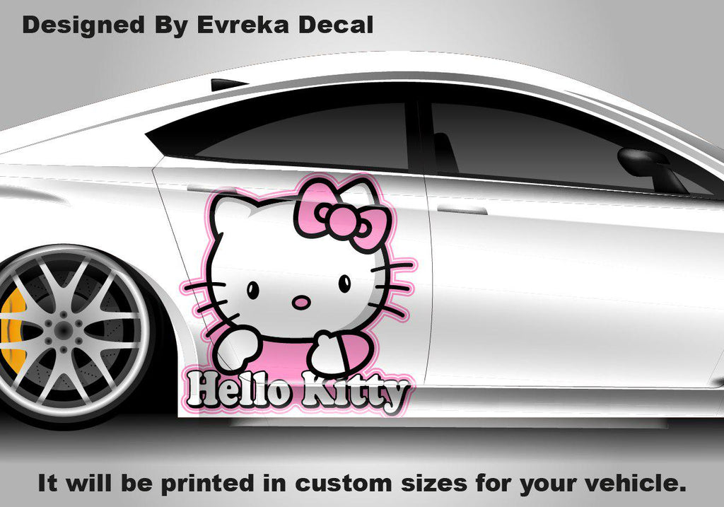Hello Kitty Car Decals: Cuteness On the Go! Car Vinyl | Comics character, Designed Car Livery, Cast Vinyl Wrap