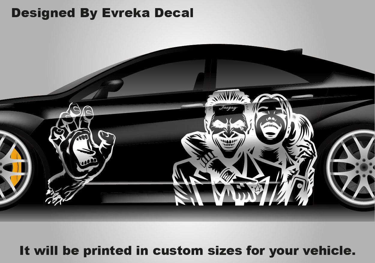 Harley Quinn Premium Customizable Vinyl Car Wrap - High-Quality Vehicle Wraps for Cars, Trucks, SUVs - Durable, Weather-Resistant Auto Wraps